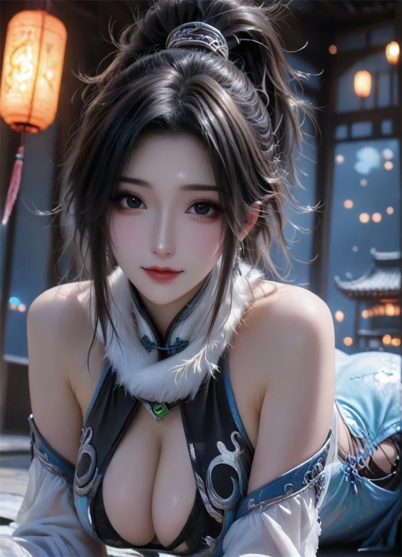 图片[2]-[1944]精致AI绘画-王者荣耀-甄姬-制服涩涩-晚漫-共享AI国漫精致绘画AI高清视频