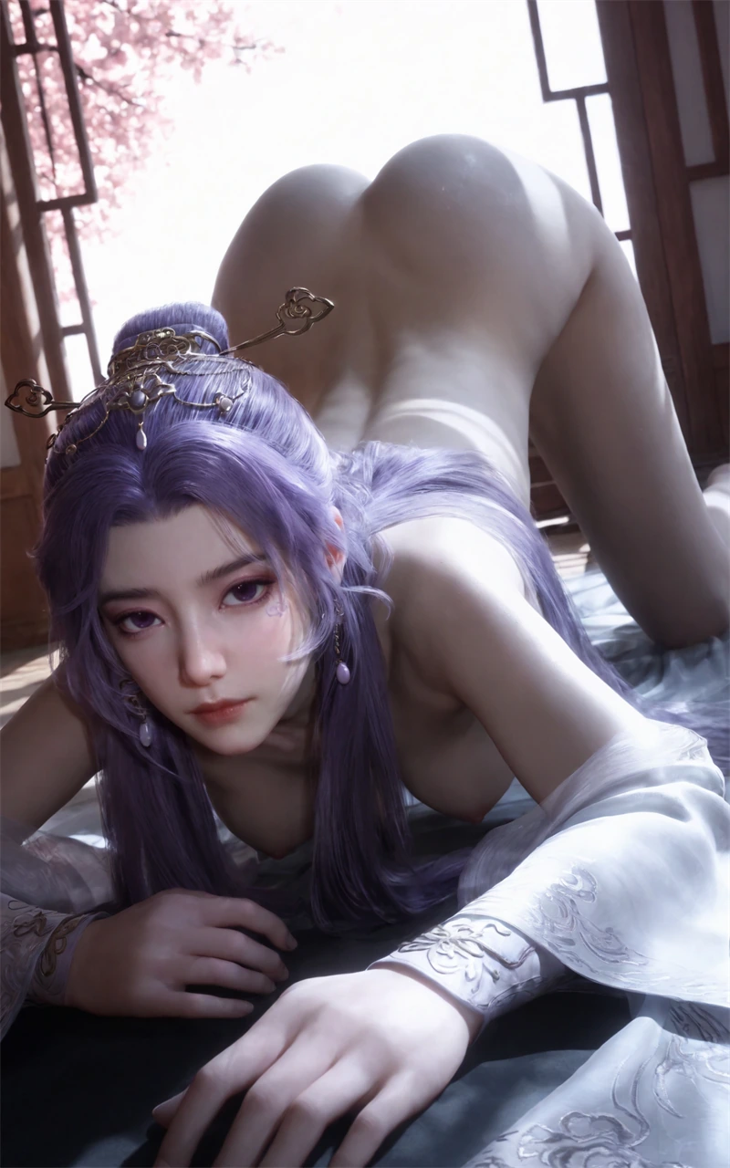 [1884]精致AI绘画-师兄啊师兄-云霄-长袍翘臀-晚漫-共享AI国漫精致绘画AI高清视频