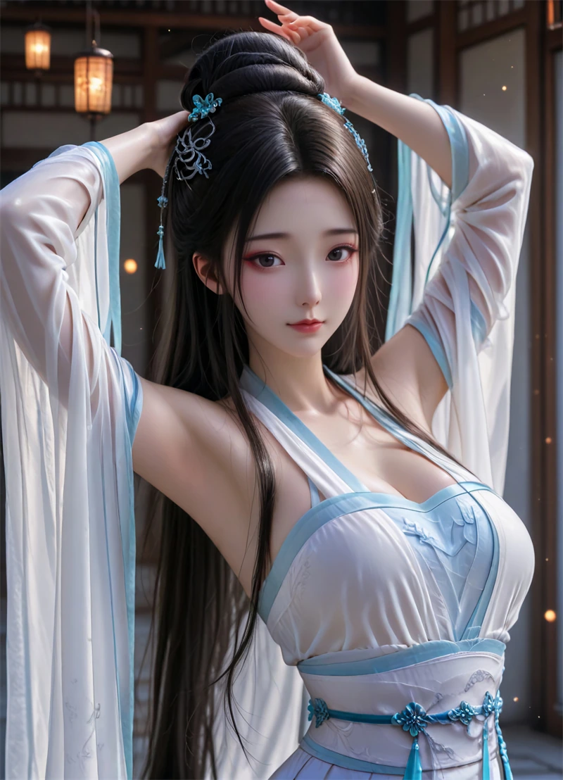 [1872]精致AI绘画-白蛇-小白-制服巨大-晚漫-共享AI国漫精致绘画AI高清视频