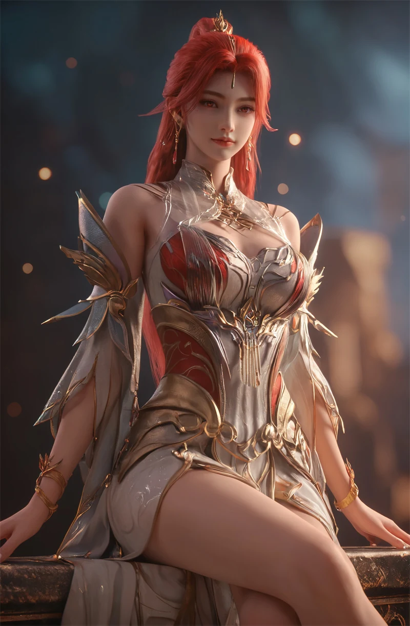 [2011]精致AI绘画-百炼成神-火允儿-婀娜多姿-晚漫-共享AI国漫精致绘画AI高清视频