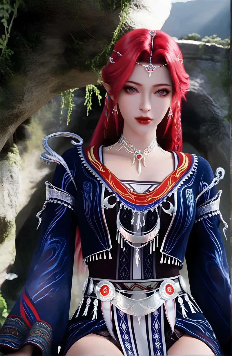 [2029]精致AI绘画-遮天-齐琪-巨乳精灵-晚漫-共享AI国漫精致绘画AI高清视频