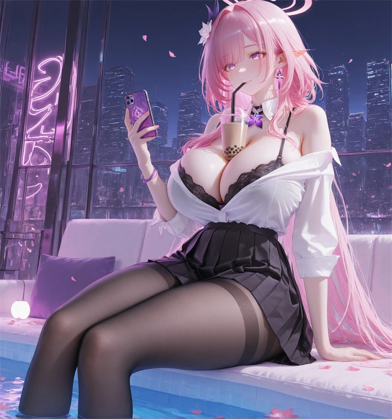 [109话-崩坏：星穹铁道-昔涟-黑丝中出]-晚漫-共享AI国漫精致绘画AI高清视频