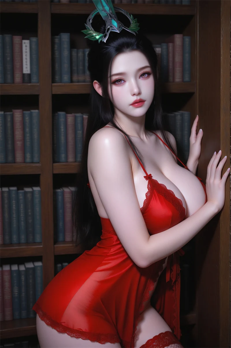 图片[3]-[2106]精致AI绘画-神国之上-陆嫁嫁-情趣丝袜-晚漫-共享AI国漫精致绘画AI高清视频