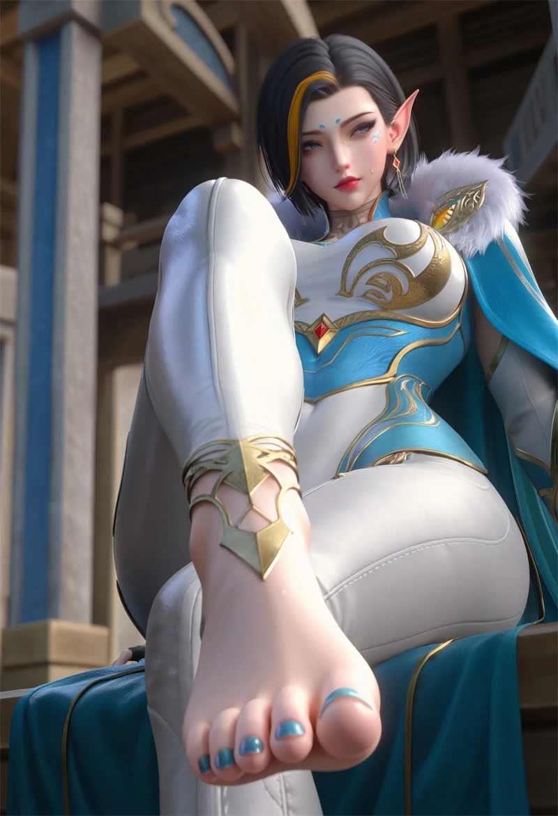 [2006]精致AI绘画-凤凰-纯欲黑丝-晚漫-共享AI国漫精致绘画AI高清视频