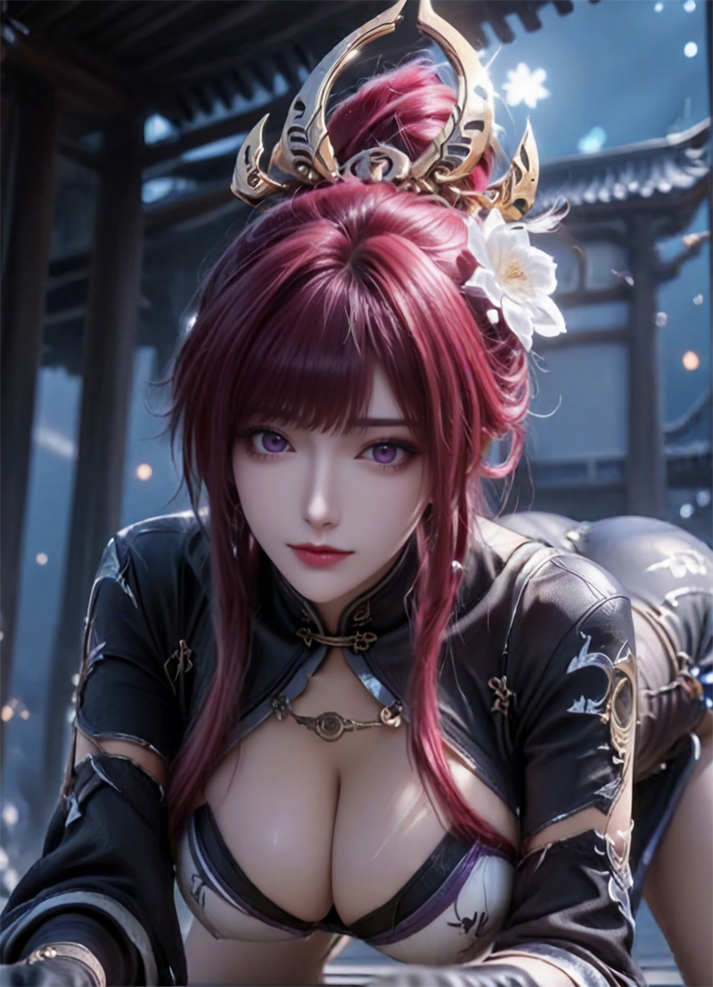 图片[3]-[1994]精致AI绘画-王者荣耀-伽罗-清纯巨乳-晚漫-共享AI国漫精致绘画AI高清视频