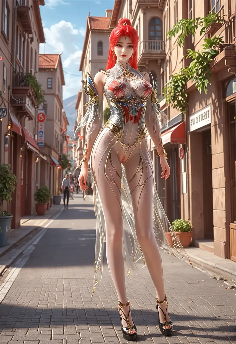 图片[2]-[2003]精致AI绘画-百炼成神-火允儿-丝袜调教-晚漫-共享AI国漫精致绘画AI高清视频