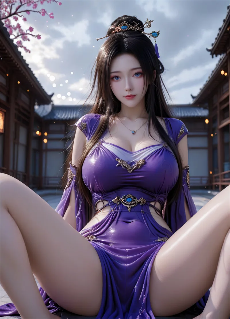 图片[3]-[2088]精致AI绘画-凡人修仙传-紫灵-妩媚诱人-晚漫-共享AI国漫精致绘画AI高清视频