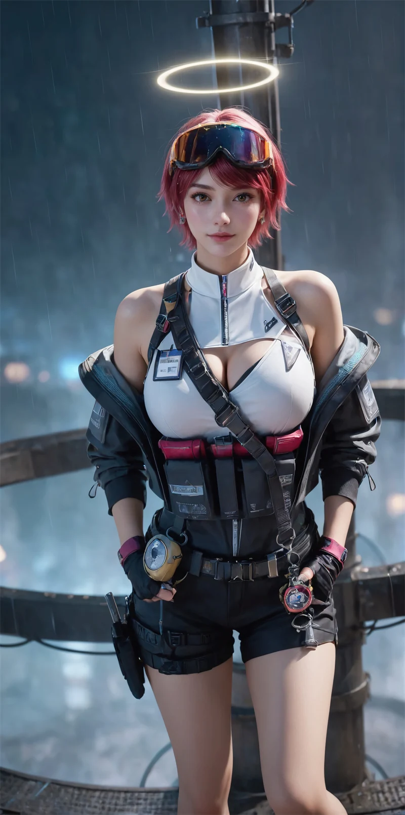 [1979]精致AI绘画-三角洲行动-左娅 -巨乳制服-晚漫-共享AI国漫精致绘画AI高清视频