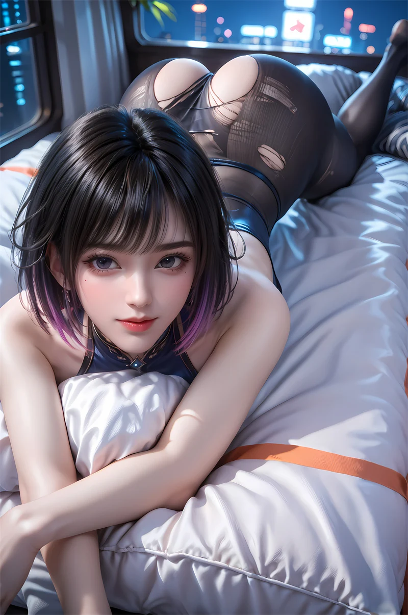 [2073]精致AI绘画-深空彼岸-吴茵-黑丝裤袜-晚漫-共享AI国漫精致绘画AI高清视频