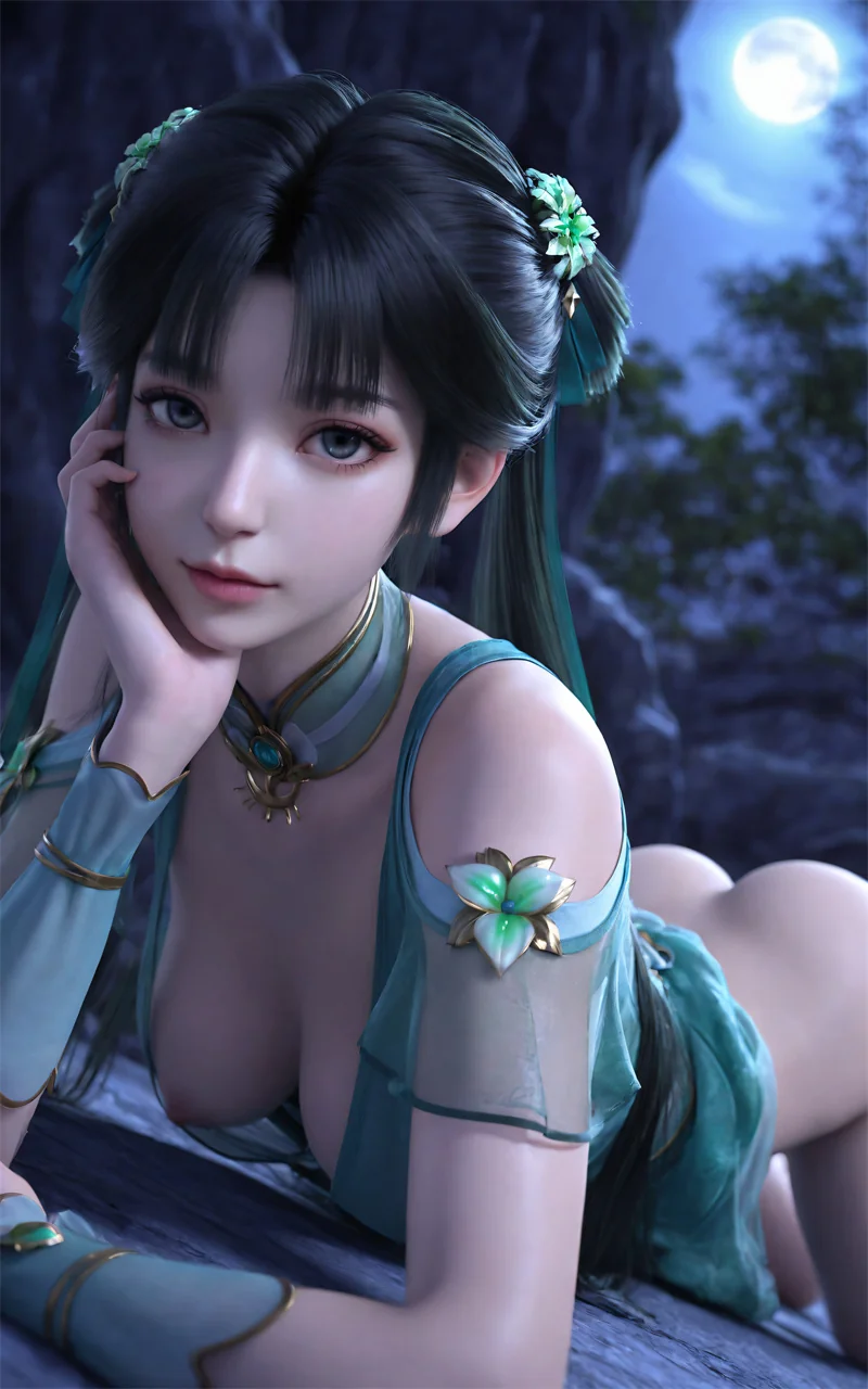 图片[3]-[2021]精致AI绘画-诛仙-碧瑶-双马尾萝莉-晚漫-共享AI国漫精致绘画AI高清视频