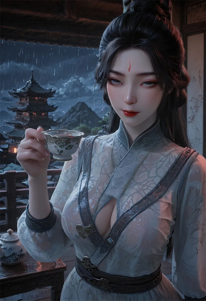 [2056]精致AI绘画-凡人修仙传-双剑侍女-丝袜调教-晚漫-共享AI国漫精致绘画AI高清视频