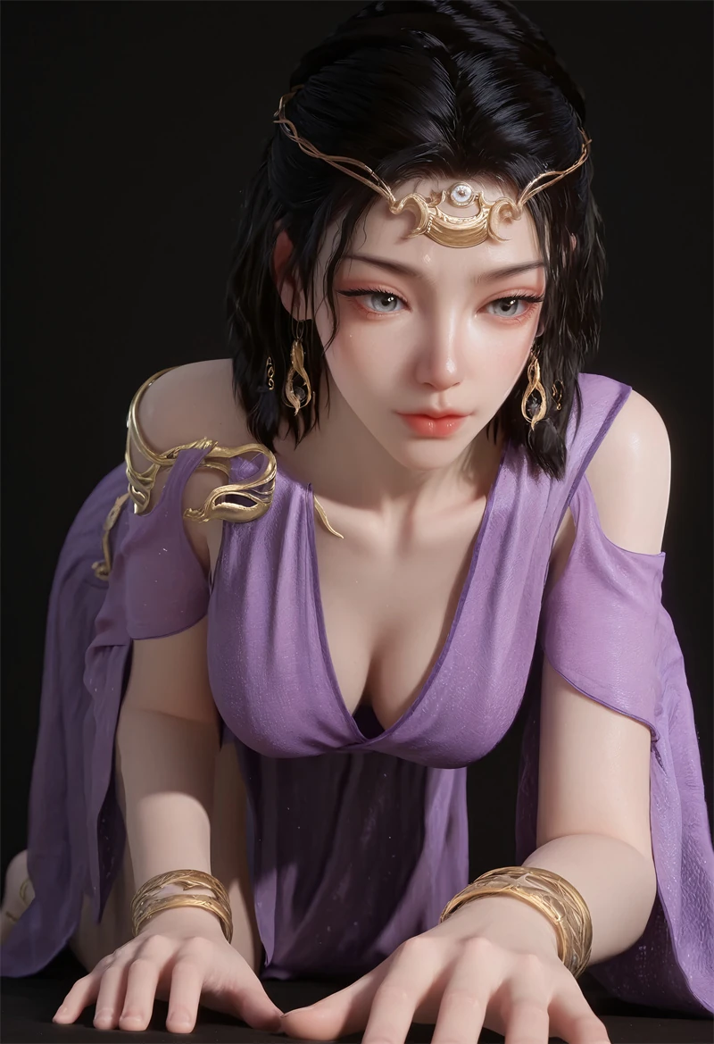 [2104]精致AI绘画-凡人修仙传-文思月-妩媚诱人-晚漫-共享AI国漫精致绘画AI高清视频