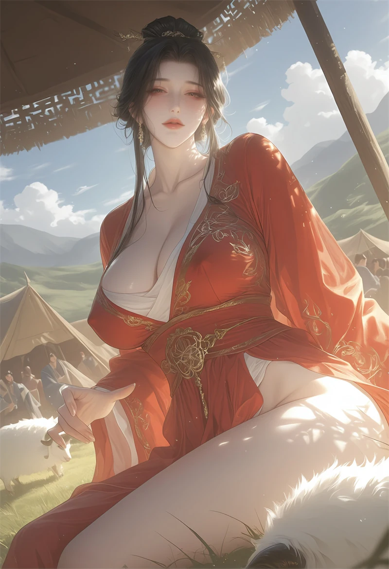 图片[2]-[111话-剧情篇之昭君塞外实录][119P]-晚漫-共享AI国漫精致绘画AI高清视频