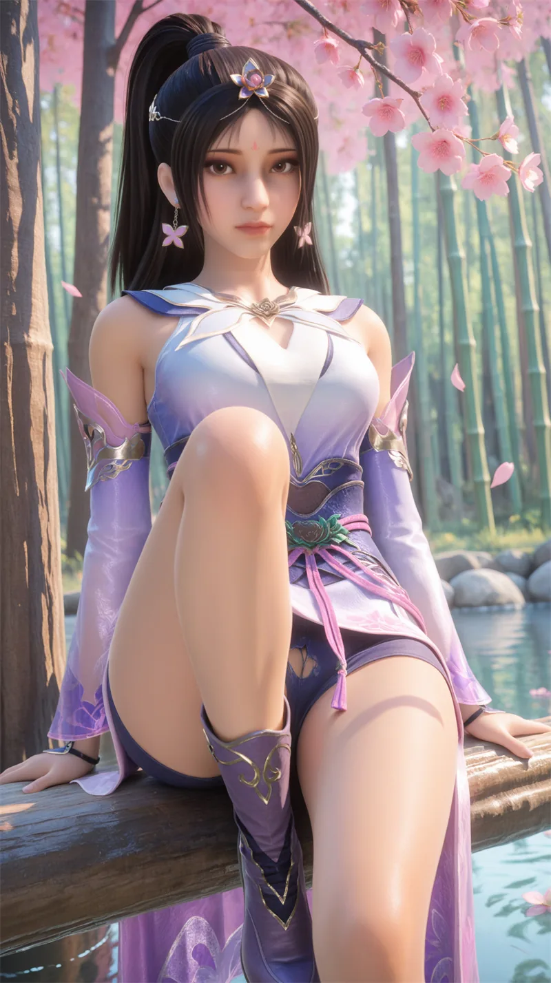 图片[3]-[2042]精致AI绘画-画江湖之不良人-陆林轩-竹林激情-晚漫-共享AI国漫精致绘画AI高清视频