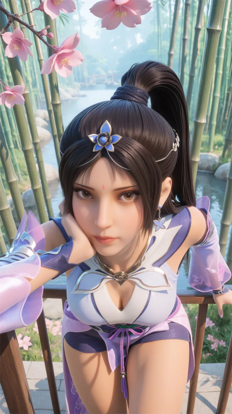 [2042]精致AI绘画-画江湖之不良人-陆林轩-竹林激情-晚漫-共享AI国漫精致绘画AI高清视频