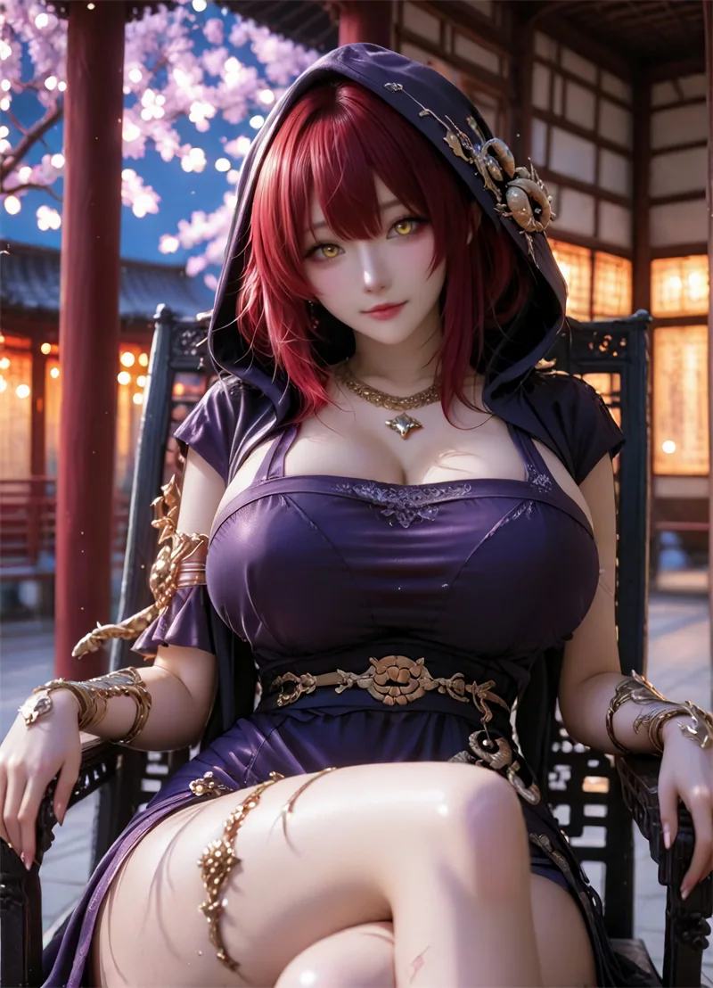 图片[3]-[2100]精致AI绘画-狐妖小红娘-欢都落兰-巨乳涩涩-晚漫-共享AI国漫精致绘画AI高清视频