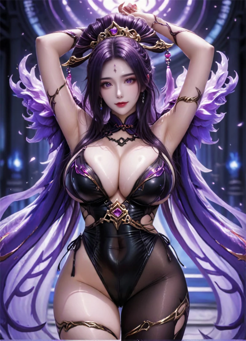 图片[2]-[2061]精致AI绘画-王者荣耀-芈月-巨乳制服-晚漫-共享AI国漫精致绘画AI高清视频