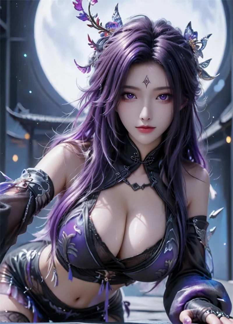 [2092]精致AI绘画-王者荣耀-阿轲-情趣诱惑-晚漫-共享AI国漫精致绘画AI高清视频