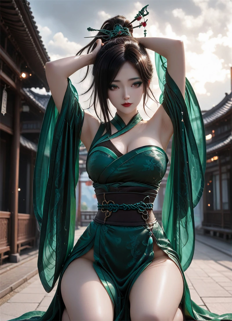 [1964]精致AI绘画-白蛇-小青-涩涩-晚漫-共享AI国漫精致绘画AI高清视频