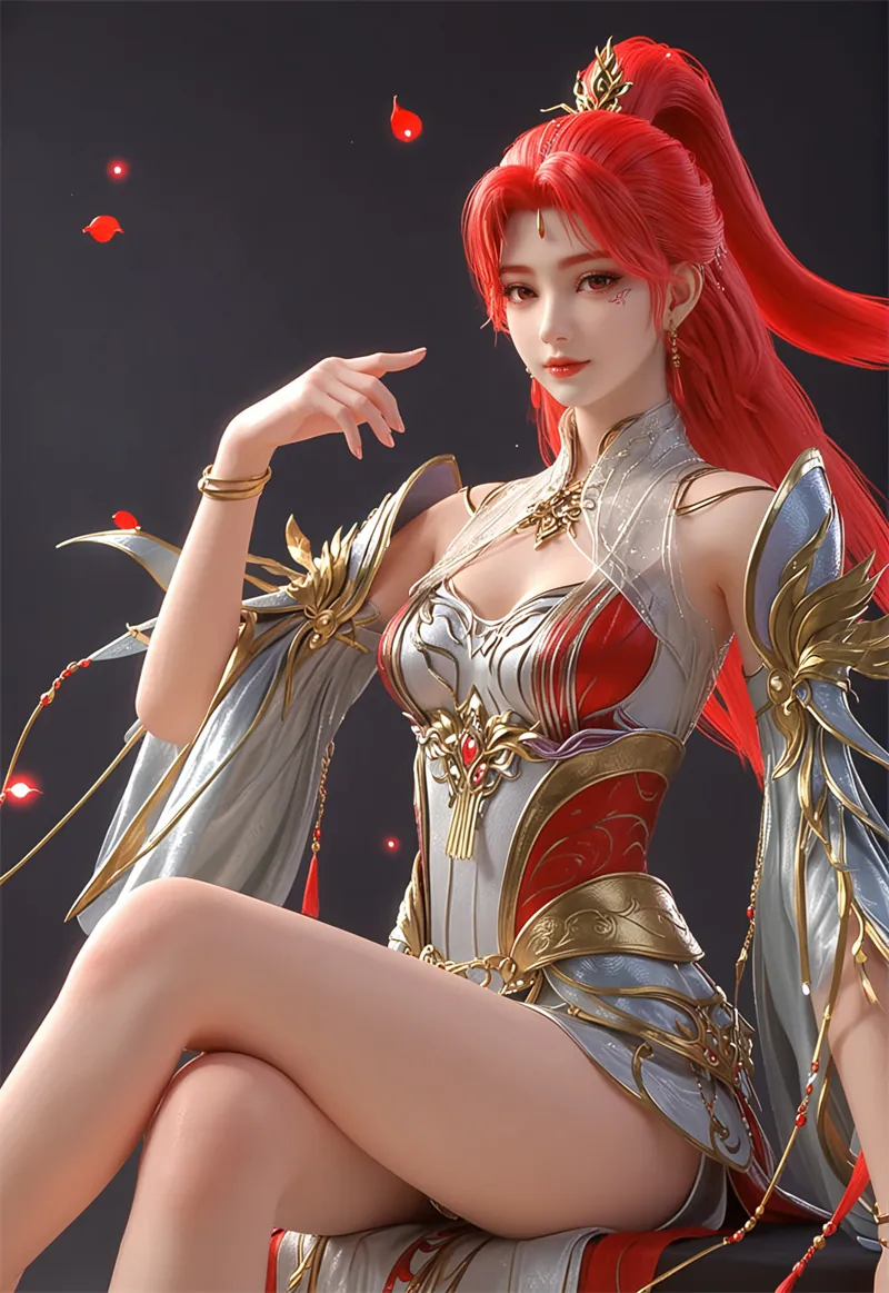 [2003]精致AI绘画-百炼成神-火允儿-丝袜调教-晚漫-共享AI国漫精致绘画AI高清视频