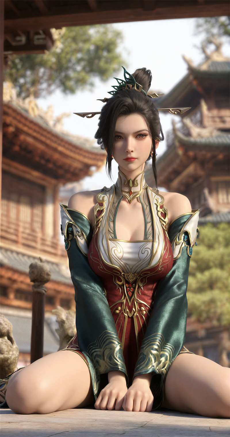 [2034]精致AI绘画-仙武传-穆婉清-身材苗条-晚漫-共享AI国漫精致绘画AI高清视频