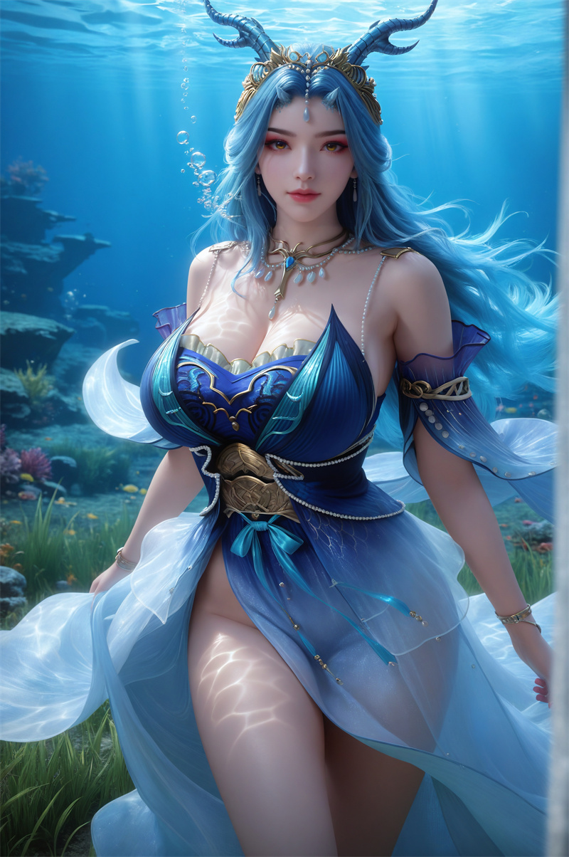 图片[2]-[1995]精致AI绘画-完美世界-龙女-巨乳写真-晚漫-共享AI国漫精致绘画AI高清视频