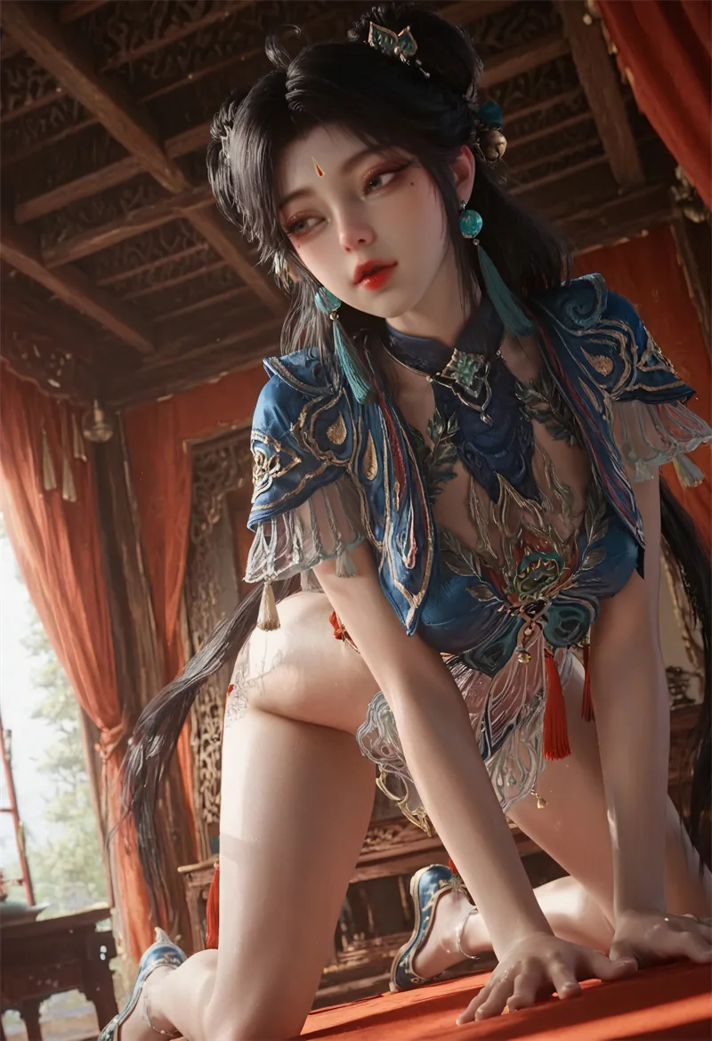 图片[2]-[2182]精致AI绘画-永劫无间-蓝梦-白丝调教-晚漫-共享AI国漫精致绘画AI高清视频