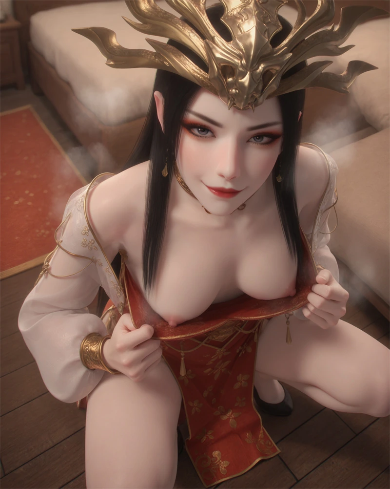 [2246]精致AI绘画-斗破苍穹-美杜莎-调教涩涩-晚漫-共享AI国漫精致绘画AI高清视频