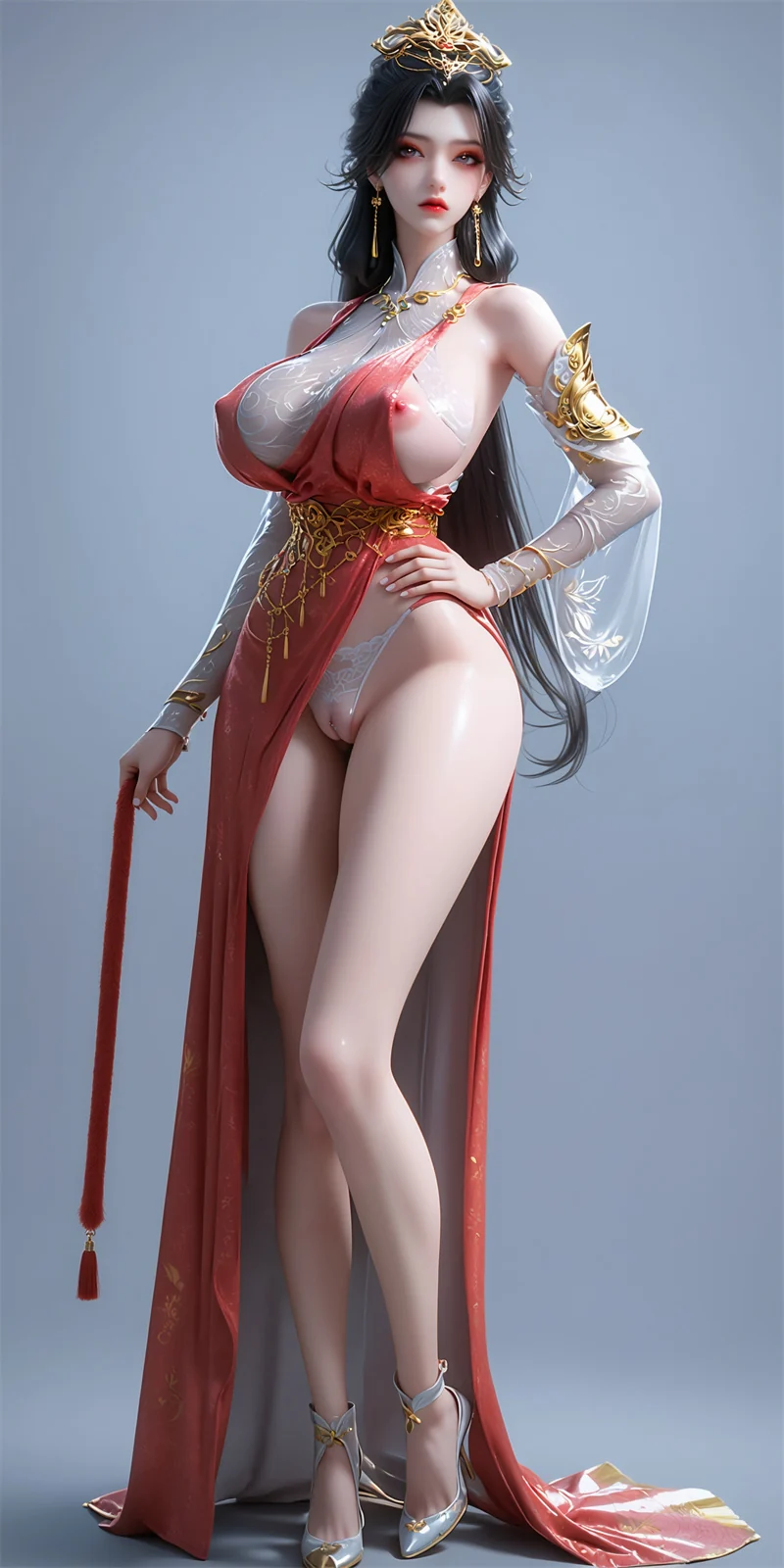 图片[2]-[2175]精致AI绘画-长生界-赵琳儿-巨乳长腿-晚漫-共享AI国漫精致绘画AI高清视频