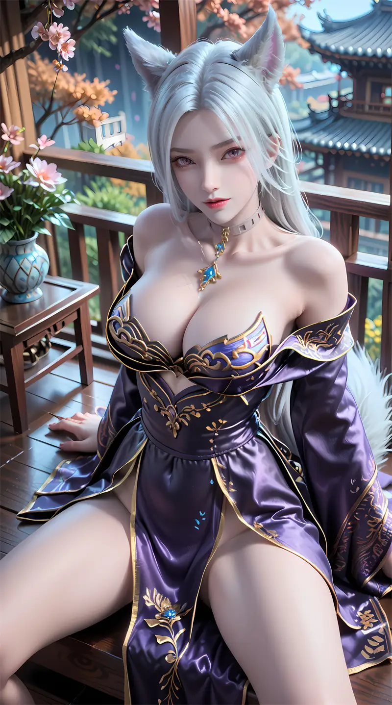 [2267]精致AI绘画-九阳武神-胡妙-狐耳纯欲-晚漫-共享AI国漫精致绘画AI高清视频