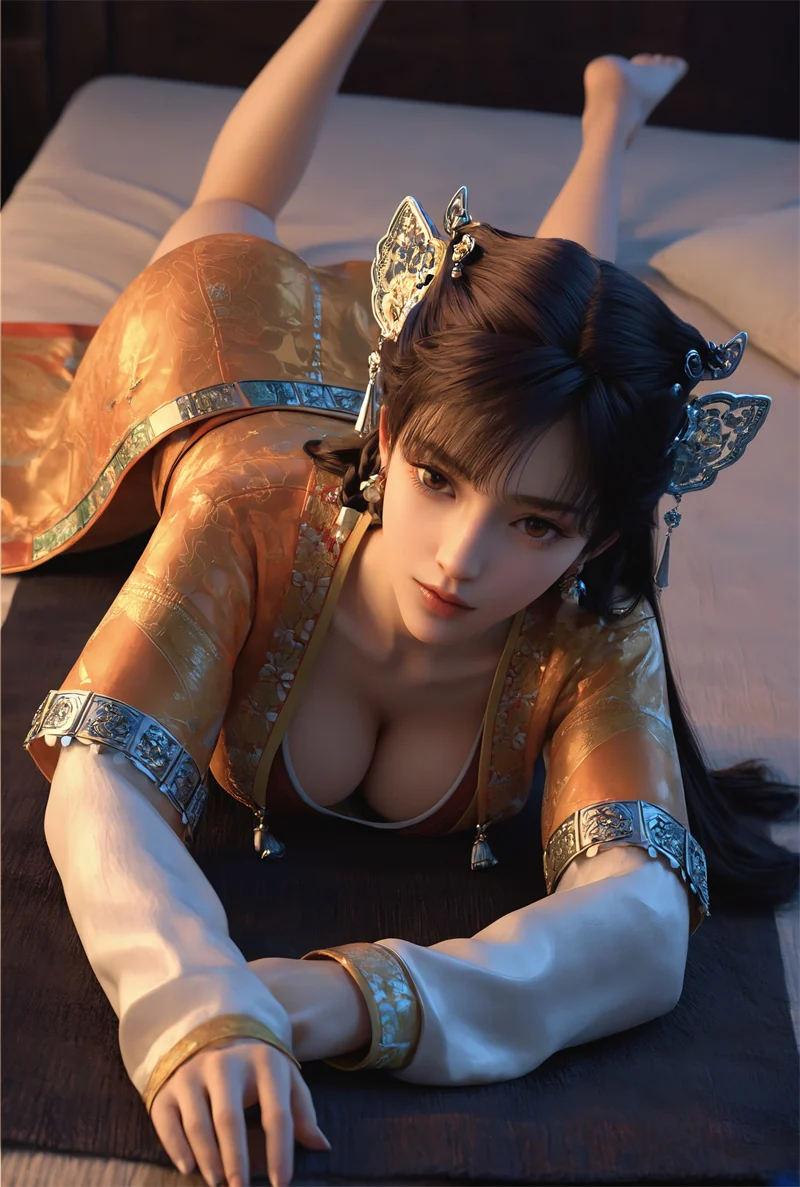 [2144]精致AI绘画-仙剑奇侠传-唐雪见-纯欲涩涩-晚漫-共享AI国漫精致绘画AI高清视频