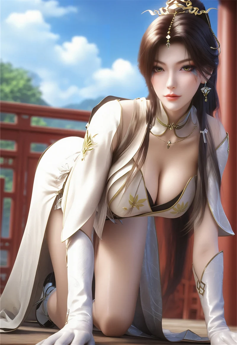 [2193]精致AI绘画-云深不知梦-云望舒-巨乳丝袜-晚漫-共享AI国漫精致绘画AI高清视频