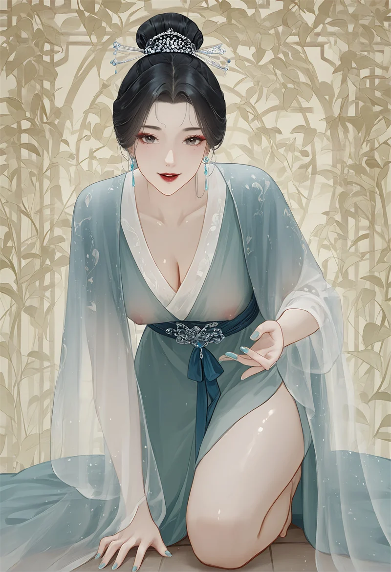 [232话-岳不群之妻宁中则][45P]-晚漫-共享AI国漫精致绘画AI高清视频