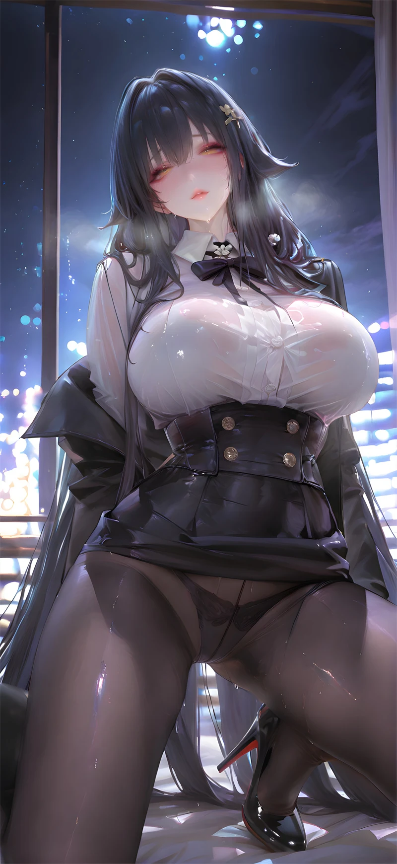 [297话-碧蓝航线-吾妻-巨乳黑丝中出][138P]-晚漫-共享AI国漫精致绘画AI高清视频